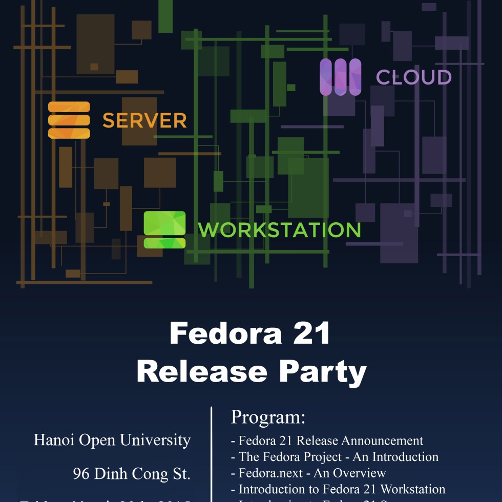 Fedora 21 Release Party at FITHOU